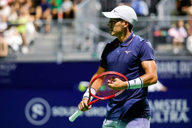 CANCUN COUNTRY OPEN 2026 CANCUN COUNTRY OPEN 2026 SEBASTIAN BAEZ VS LLOYD HARRIS 22082026 CANCUN, QUINTANA ROO. Action photo of Sebastian Baez of Argentina during singles semifinal match of the Cancun Country Open 2026 Tennis 125 Challenger tournament held at the Cancun Country Club of Cancun, Quintana Roo, Mexico. Foto de accion de Sebastian Baez de Argentina durante juego semifinal de singles del Cancun Country Open 2026 ATP, Tennis Herren Tennis 125 Challenger que se celebra en el Cancun Country Club de Cancun, Quintana Roo, Mexico. PHOTO BY IMAGENSHOP AGENCIA FOTOGRAFICA CANCUN QUINTANA ROO MEXICO *** CANCUN COUNTRY OPEN 2026 CANCUN COUNTRY OPEN 2026 SEBASTIAN BAEZ VS LLOYD HARRIS 08 22 2026 CANCUN, QUINTANA ROO Action photo of Sebastian Baez of Argentina during the singles semifinal match of the 2026 Cancun Country Open Tennis 125 Challenger tournament held at the Cancun Country Club in Cancun, Quintana Roo, Mexico Action photo of Sebastian Baez of Argentina during the singles semifinal match of the 2026 Cancun Country Open ATP, Tennis 125 Challenger, held at the Cancun Country Club in Cancun, Quintana Roo, Mexico PHOTO BY IMAGENSHOP PHOTO AGENCY CANCUN QUINTANA ROO MEXICO Copyright: xIMAGENSHOPxAGENCIAxFOTOGRAFICAx