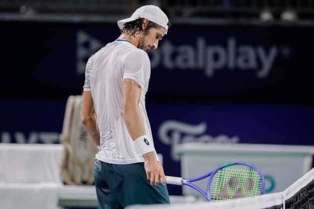 CANCUN COUNTRY OPEN 2026 CANCUN COUNTRY OPEN 2026 SEBASTIAN BAEZ VS LLOYD HARRIS 22082026 CANCUN, QUINTANA ROO. Action photo of Lloyd Harris of South Africa during singles semifinal match of the Cancun Country Open 2026 Tennis 125 Challenger tournament held at the Cancun Country Club of Cancun, Quintana Roo, Mexico. Foto de accion de Lloyd Harris de Sudafrica durante juego semifinal de singles del Cancun Country Open 2026 ATP, Tennis Herren Tennis 125 Challenger que se celebra en el Cancun Country Club de Cancun, Quintana Roo, Mexico. PHOTO BY IMAGENSHOP AGENCIA FOTOGRAFICA CANCUN QUINTANA ROO MEXICO *** CANCUN COUNTRY OPEN 2026 CANCUN COUNTRY OPEN 2026 SEBASTIAN BAEZ VS LLOYD HARRIS 08 22 2026 CANCUN, QUINTANA ROO Action photo of Lloyd Harris of South Africa during the singles semifinal match of the 2026 Cancun Country Open Tennis 125 Challenger tournament held at the Cancun Country Club in Cancun, Quintana Roo, Mexico Action photo of Lloyd Harris of South Africa during the singles semifinal match of the 2026 Cancun Country Open ATP, Tennis 125 Challenger, held at the Cancun Country Club in Cancun, Quintana Roo, Mexico PHOTO BY IMAGENSHOP PHOTO AGENCY CANCUN QUINTANA ROO MEXICO Copyright: xIMAGENSHOPxAGENCIAxFOTOGRAFICAx