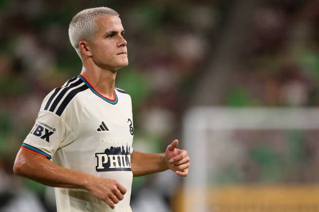 AUSTIN, TX - AUGUST 22: Midfielder Cavan Sullivan 6 of the Philadelphia Union on the pitch during the MLS, Fussball Herren, USA match between Austin FC and Philadelphia Union on August 22, 2026, at Q2 Stadium in Austin, TX. (Photo by David Buono Icon Sportswire) SOCCER: AUG 22 MLS Austin FC vs Philadelphia Union EDITORIAL USE ONLY Icon260822039