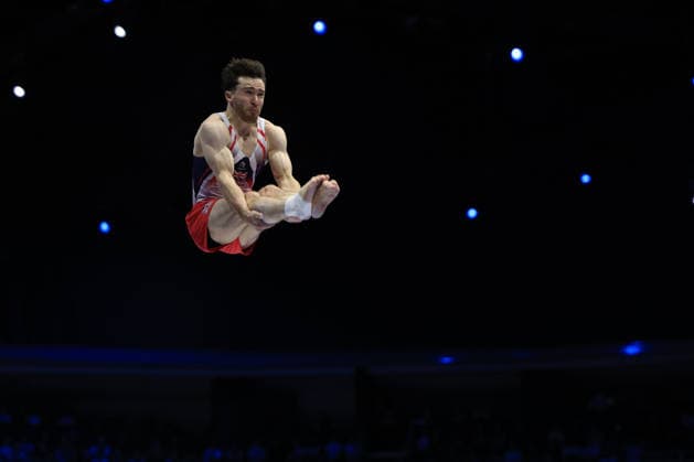 Zagreb, 22.08.2026. - 37TH EUROPEAN MEN™S ARTISTIC GYMNASTICS, Men s Artistic Gymnastics Apparatus Final Vault Individual SENIORS. 567 HEPWORTH Harry (GBR) Men s Artistic Gymnastics Apparatus Final Horizontal bar Individual SENIORS  2S6A3544.JPG
