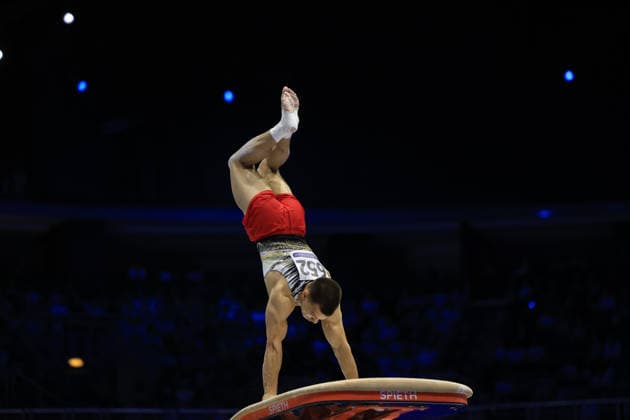 Zagreb, 22.08.2026. - 37TH EUROPEAN MEN™S ARTISTIC GYMNASTICS, Men s Artistic Gymnastics Apparatus Final Vault Individual SENIORS. 652 USACHEV Aleksei (WG2) Men s Artistic Gymnastics Apparatus Final Horizontal bar Individual SENIORS  2S6A4454.JPG
