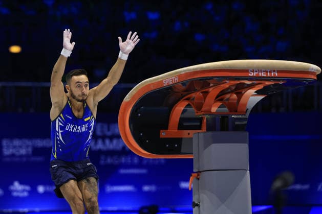Zagreb, 22.08.2026. - 37TH EUROPEAN MEN™S ARTISTIC GYMNASTICS, Men s Artistic Gymnastics Apparatus Final Vault Individual SENIORS. 686 CHEPURNYI Nazar (UKR) Men s Artistic Gymnastics Apparatus Final Horizontal bar Individual SENIORS  2S6A4567.JPG