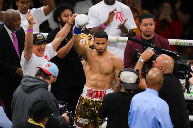 Rolando Romero vs Teofimo Lopez in Las Vegas LAS VEGAS, NEVADA - AUG 22: Rolando Rolly Romero is seen before his match with Teofimo Lopez for their WBA World Welterweight Championship title fight on Saturday night of main event at T-Mobile Arena in Las Vegas, Nevada, United States on August 22, 2026. Tayfun Coskun Anadolu Nevada United States. Editorial use only. Please get in touch for any other usage.  Copyright: x2026xAnadoluxTayfunxCoskunx