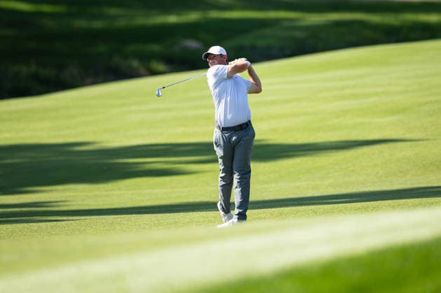 August 22, 2026, St. Louis, Missouri, USA: RORY MCILROY hits his second shot on the sixteenth hole during Round 3 of the BMW Championship at Bellerive Country Club. St. Louis USA - ZUMAw173 20260822_zsp_w173_107 Copyright: xLukexWelshx