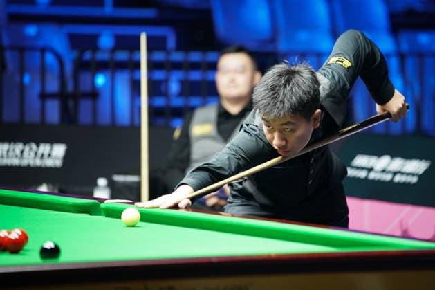 WUHAN, CHINA - AUGUST 23: Gao Yang of China plays a shot in the first round match against Guan Zhen of China on day 1 of Wuhan Open 2026 at the Optics Valley Gymnasium of Huazhong University of Science and Technology on August 23, 2026 in Wuhan, Hubei Province of China.  Copyright: xTaixChengzhex 111661617309