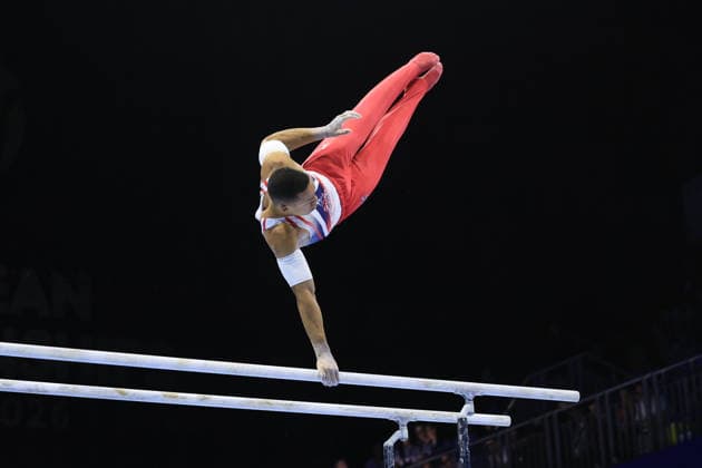 Zagreb, 22.08.2026. - 37TH EUROPEAN MEN™S ARTISTIC GYMNASTICS, Men s Artistic Gymnastics Apparatus Final Parallel bars Individual SENIORS. 568 FRASER Joe (GBR), Men s Artistic Gymnastics Apparatus Final Parallel bars Individual SENIORS  2S6A5283.JPG