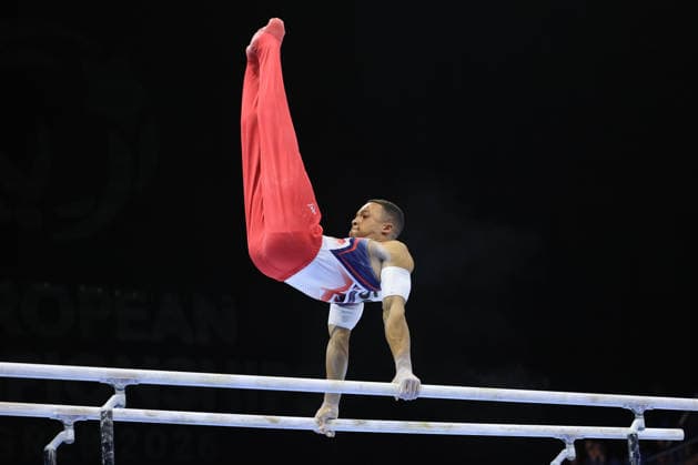 Zagreb, 22.08.2026. - 37TH EUROPEAN MEN™S ARTISTIC GYMNASTICS, Men s Artistic Gymnastics Apparatus Final Parallel bars Individual SENIORS. 568 FRASER Joe (GBR), Men s Artistic Gymnastics Apparatus Final Parallel bars Individual SENIORS  2S6A5344.JPG