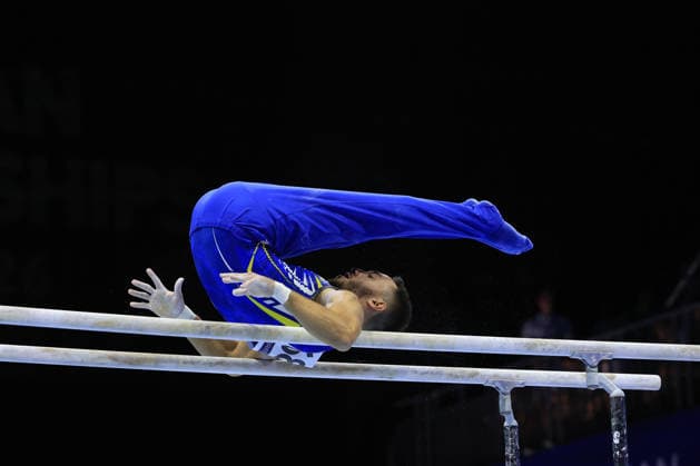 Zagreb, 22.08.2026. - 37TH EUROPEAN MEN™S ARTISTIC GYMNASTICS, Men s Artistic Gymnastics Apparatus Final Parallel bars Individual SENIORS. 686 CHEPURNYI Nazar (UKR), Men s Artistic Gymnastics Apparatus Final Parallel bars Individual SENIORS  2S6A5959.JPG