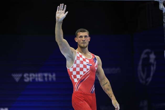 Zagreb, 22.08.2026. - 37TH EUROPEAN MEN™S ARTISTIC GYMNASTICS, Men s Artistic Gymnastics Apparatus Final Parallel bars Individual SENIORS. 534 KOVTUN Illia (CRO), Men s Artistic Gymnastics Apparatus Final Parallel bars Individual SENIORS  2S6A7320.JPG