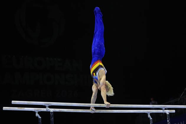 Zagreb, 22.08.2026. - 37TH EUROPEAN MEN™S ARTISTIC GYMNASTICS, Men s Artistic Gymnastics Apparatus Final Parallel bars Individual SENIORS. 513 CUYLE Nicola (BEL), Men s Artistic Gymnastics Apparatus Final Parallel bars Individual SENIORS  2S6A7376.JPG