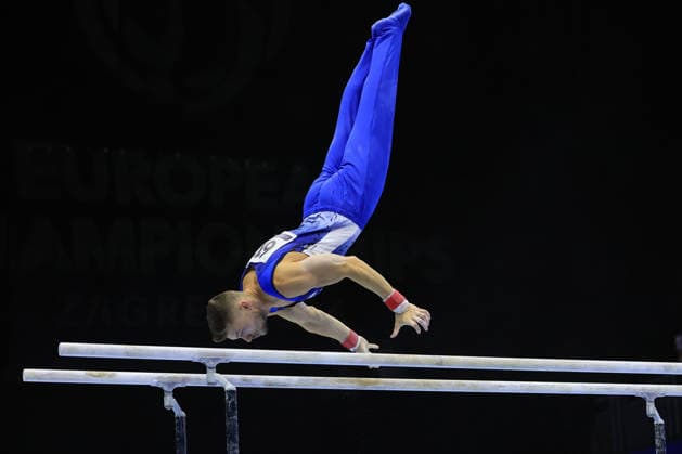 Zagreb, 22.08.2026. - 37TH EUROPEAN MEN™S ARTISTIC GYMNASTICS, Men s Artistic Gymnastics Apparatus Final Parallel bars Individual SENIORS. 611 PYATOV Ron (ISR), Men s Artistic Gymnastics Apparatus Final Parallel bars Individual SENIORS  2S6A7539.JPG