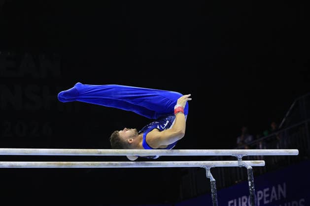Zagreb, 22.08.2026. - 37TH EUROPEAN MEN™S ARTISTIC GYMNASTICS, Men s Artistic Gymnastics Apparatus Final Parallel bars Individual SENIORS. 611 PYATOV Ron (ISR), Men s Artistic Gymnastics Apparatus Final Parallel bars Individual SENIORS  2S6A7653.JPG