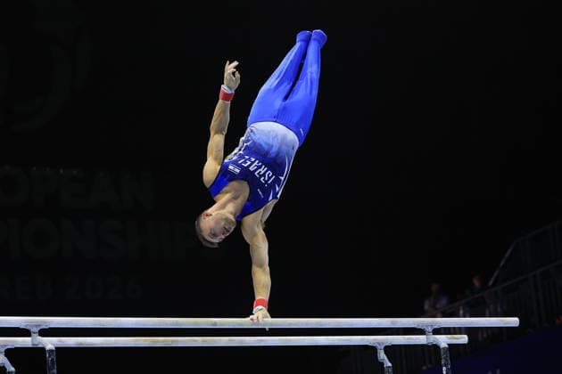Zagreb, 22.08.2026. - 37TH EUROPEAN MEN™S ARTISTIC GYMNASTICS, Men s Artistic Gymnastics Apparatus Final Parallel bars Individual SENIORS. 611 PYATOV Ron (ISR), Men s Artistic Gymnastics Apparatus Final Parallel bars Individual SENIORS  2S6A7707.JPG