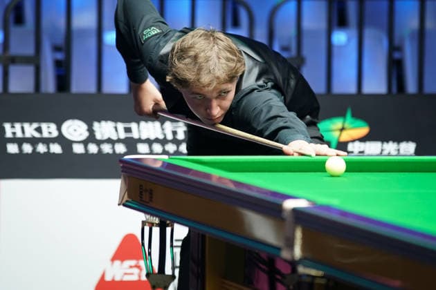 WUHAN, CHINA - AUGUST 23: Ben Mertens of Belgium plays a shot in the first round match against Wang Xinzhong of China on day 1 of Wuhan Open 2026 at the Optics Valley Gymnasium of Huazhong University of Science and Technology on August 23, 2026 in Wuhan, Hubei Province of China.  Copyright: xTaixChengzhex 111661617841
