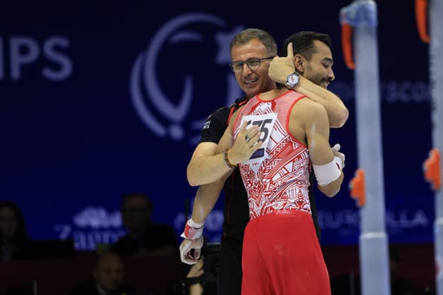 YÄ±lmaz GöktekinZagreb, 22.08.2026. - 37TH EUROPEAN MEN™S ARTISTIC GYMNASTICS, Men s Artistic Gymnastics Apparatus Final Parallel bars Individual SENIORS. 675 ARICAN Ferhat (TUR), Men s Artistic Gymnastics Apparatus Final Parallel bars Individual SENIORS  2S6A8135.JPG
