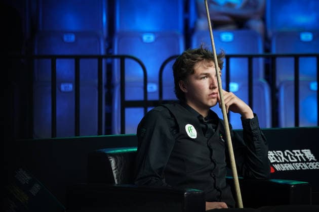 WUHAN, CHINA - AUGUST 23: Ben Mertens of Belgium reacts in the first round match against Wang Xinzhong of China on day 1 of Wuhan Open 2026 at the Optics Valley Gymnasium of Huazhong University of Science and Technology on August 23, 2026 in Wuhan, Hubei Province of China.  Copyright: xTaixChengzhex 111661617830