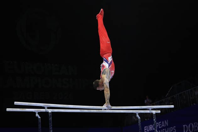 Zagreb, 22.08.2026. - 37TH EUROPEAN MEN™S ARTISTIC GYMNASTICS, Men s Artistic Gymnastics Apparatus Final Parallel bars Individual SENIORS. 534 KOVTUN Illia (CRO), Men s Artistic Gymnastics Apparatus Final Parallel bars Individual SENIORS  2S6A7214.JPG