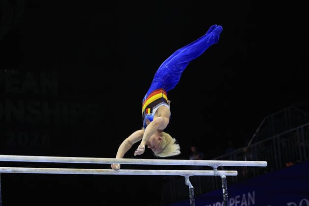 Zagreb, 22.08.2026. - 37TH EUROPEAN MEN™S ARTISTIC GYMNASTICS, Men s Artistic Gymnastics Apparatus Final Parallel bars Individual SENIORS. 513 CUYLE Nicola (BEL), Men s Artistic Gymnastics Apparatus Final Parallel bars Individual SENIORS  2S6A7389.JPG