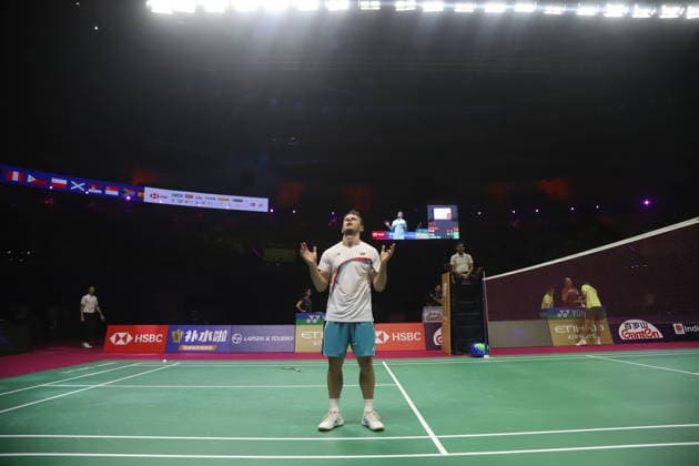 August 22, 2026, New Delhi, New Delhi, India: NEW DELHI, INDIA AUGUST 22, 2026: France s Alex Lanier acknowledges the crowd and celebrates his victory after winning his men s singles semi-final match against Canada s Victor Lai at the BWF World Championships 2026 in New Delhi, India, on Saturday, August 22, 2026. Zuma PressCity: New DelhiState: New DelhiCountry: IndiaCategory: INTDate: 22.08.2026ZUMA Categories: IN New Delhi India - ZUMAd288 20260822_zip_d288_052 Copyright: xDeepakx New Delhi India - ZUMA0864 0864619982st Copyright: xIMAGO Deepakx