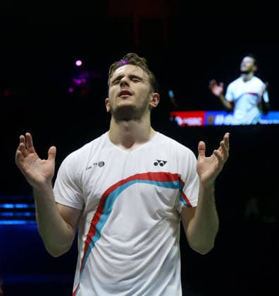 August 22, 2026, New Delhi, New Delhi, India: NEW DELHI, INDIA AUGUST 22, 2026: France s Alex Lanier reacts with emotion after securing a victory in his men s singles semi-final match against Canada s Victor Lai at the BWF World Championships 2026 in New Delhi, India, on Saturday, August 22, 2026. Zuma Press City: New DelhiState: New DelhiCountry: IndiaCategory: INTDate: 22.08.2026ZUMA Categories: IN New Delhi India - ZUMAd288 20260822_zip_d288_053 Copyright: xDeepakx New Delhi India - ZUMA0864 0864619987st Copyright: xIMAGO Deepakx