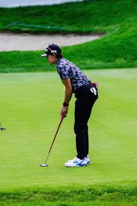 August 22, 2026, Edmonton, Alberta, Canada: Chizzy Iwai (JPN) putts in round 3 of the LPGA, Golf Damen CPKC Canadian Women s Open..LPGA CPKC Canada WomenÃ¢â‚¬â ¢s Open leader Mayu Yamashita shot 5 under par to bringing her total to -19, tying the LPGA record after 54 holes. 16-year-old amateur Aphrodite Deng (tied for 6th place) leads all Canadians at 10 under par after shooting 63 (7 under par) in the third round (the low score for the round). Nine players are currently sitting at 10 under par or better heading into the final round. Deng is also one of 4 Canadians under 18 to make the cut, a tournament first. Edmonton Canada - ZUMAs197 20260822_aaa_s197_428 Copyright: xRonxPalmerx