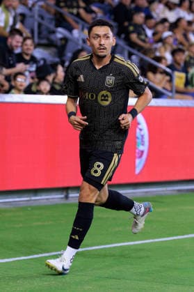 August 22, 2026, Los Angeles, California, USA: Mark Delgado 8 of the Los Angeles Football Club during their regular season MLS, Fussball Herren, USA game against the Portland Timbers FC on Saturday August 22, 2026 at the BMO Stadium in Los Angeles, California. LAFC tie with Timbers, 1-1. ARIANA RUIZ PI Los Angeles USA - ZUMAp124 20260822_zaa_p124_069 Copyright: xArianaxRuizx