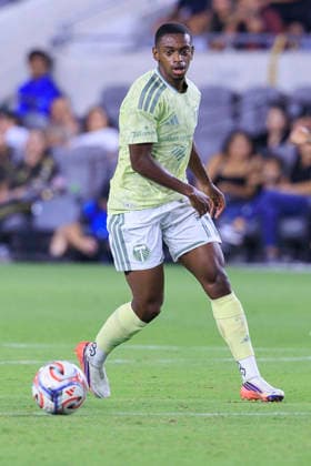 August 22, 2026, Los Angeles, California, USA: David Da Costa 10 of the Portland Timbers during their regular season MLS, Fussball Herren, USA game against the Los Angeles Football Club on Saturday August 22, 2026 at the BMO Stadium in Los Angeles, California. LAFC tie with Timbers, 1-1. ARIANA RUIZ PI Los Angeles USA - ZUMAp124 20260822_zaa_p124_078 Copyright: xArianaxRuizx