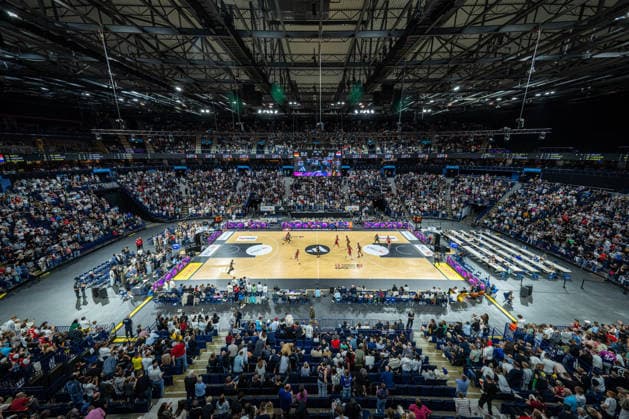 Basketball Hamburg 22.08.2026 Turkish Airlines Supercup 2026 Finale Deutschland (GER) - Kroatien (CRO) Barclay Arena Sportstätte *** Basketball Hamburg, August 22, 2026 Turkish Airlines Supercup 2026 Final: Germany (GER) vs. Croatia (CRO) at Barclay Arena