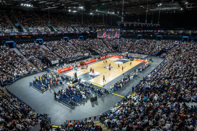 Basketball Hamburg 22.08.2026 Turkish Airlines Supercup 2026 Finale Deutschland (GER) - Kroatien (CRO) Barclays Arena Sportstätte *** Basketball Hamburg, August 22, 2026 Turkish Airlines Supercup 2026 Final: Germany (GER) vs. Croatia (CRO) at Barclays Arena