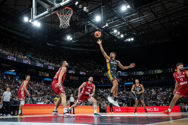 Basketball Hamburg 22.08.2026 Turkish Airlines Supercup 2026 Finale Deutschland (GER) - Kroatien (CRO) Maodo Lo (Deutschland, No.04) Dominik Mavra (Kroatien, No.19) Ivica Zubac (Kroatien, No.40) *** Basketball Hamburg, August 22, 2026 Turkish Airlines Supercup 2026 Final Germany (GER) vs. Croatia (CRO) Maodo Lo (Germany, No. 04) Dominik Mavra (Croatia, No. 19) Ivica Zubac (Croatia, No. 40)