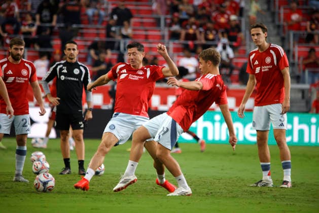 Red Bull New York V Chicago Fire FC Chicago Fire forward Robert Lewandowski during the Major League Soccer match against the New York Red Bulls at Sports Illustrated Stadium in Harrison, New Jersey, on August 22, 2026. The New York Red Bulls tied the Chicago Fire 1-1. New Jersey United States  Copyright: xDeccioxSerranox originalFilename:serrano-notitle260822_npCO5.jpg