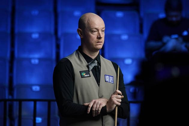 WUHAN, CHINA - AUGUST 23: Chris Wakelin of England reacts in the first round match against Jordan Brown of Northern Ireland on day 1 of Wuhan Open 2026 at the Optics Valley Gymnasium of Huazhong University of Science and Technology on August 23, 2026 in Wuhan, Hubei Province of China.  Copyright: xTaixChengzhex 111661654923