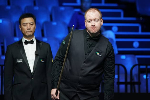 WUHAN, CHINA - AUGUST 23: Jordan Brown of Northern Ireland plays a shot in the first round match against Chris Wakelin of England on day 1 of Wuhan Open 2026 at the Optics Valley Gymnasium of Huazhong University of Science and Technology on August 23, 2026 in Wuhan, Hubei Province of China.  Copyright: xTaixChengzhex 111661654927
