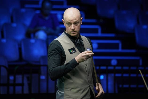 WUHAN, CHINA - AUGUST 23: Chris Wakelin of England chalks the cue in the first round match against Jordan Brown of Northern Ireland on day 1 of Wuhan Open 2026 at the Optics Valley Gymnasium of Huazhong University of Science and Technology on August 23, 2026 in Wuhan, Hubei Province of China.  Copyright: xTaixChengzhex 111661654914