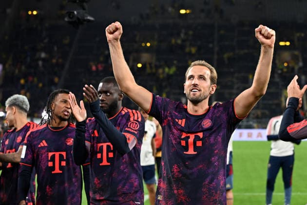 Harry Kane (FC Bayern Muenchen) Jubel, jubelt waehrend des Franz-Beckenbauer-Supercup Endspiel 2026 zwischen Borussia Dortmund und FC Bayern Muenchen, Signal Iduna Park am 22. August 2026 in Dortmund, Deutschland. (Foto von Ralf Treese DeFodi Images) +++ Harry Kane (FC Bayern Muenchen) celebrates, celebrating during the Franz Beckenbauer Supercup match between Borussia Dortmund and FC Bayern Muenchen at Signal Iduna Park on August 22, 2026 in Dortmund, Germany. (Photo by Ralf Treese DeFodi Images) - *** Harry Kane of FC Bayern Munich celebrates during the 2026 Franz Beckenbauer Super Cup final between Borussia Dortmund and FC Bayern Munich at Signal Iduna Park on August 22, 2026, in Dortmund, Germany Photo by Ralf Treese DeFodi Images Harry Kane of FC Bayern Munich celebrates during the Franz Beckenbauer Super Cup match between Borussia Dortmund and FC Bayern Munich at Signal Iduna Park on August 22, 2026, in Dortmund, Germany Photo by Ralf Treese DeFodi Images