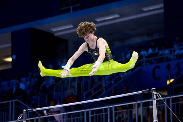 2026 Men s Artistic European Gymnastics Championships, Arena Zagreb, Zagreb, Croatia 23 8 2026 Juniors All-Around Final Ireland™s Robert Ward Robert Ward 23 8 2026  Copyright: xx 0NIK7391