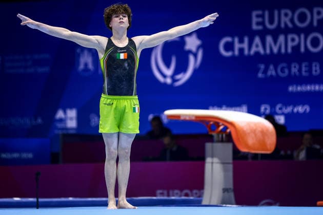 2026 Men s Artistic European Gymnastics Championships, Arena Zagreb, Zagreb, Croatia 23 8 2026 Juniors All-Around Final Ireland™s Robert Ward Robert Ward 23 8 2026  Copyright: xx 0NIK7586