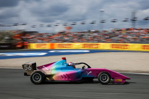 AUTO - F1 ACADEMY 2026 - ZANDVOORT 56 ROBERTSON Rachel (gbr), Hitech supported by Puma, Tatuus F4-T421, action during the 4th round of the 2026 F1 Academy from August 21 to 23, 2026 on the Zandvoort Circuit, in Zandvoort, Netherlands - ZandvoortNetherlands  Copyright: xEricxAlonsox
