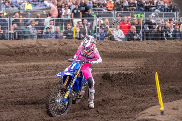 2026-08-23 - MXGP Arnhem ARNHEM, NETHERLANDS - AUGUST 23: 1 Lotte van Drunen (NED) during the MXGP Arnhem at the Motorsportpark Gelderland Midden on August 23, 2026 in Arnhem, Netherlands Arnhem Motorsportpark Gelderland Midden Netherlands Content not available for redistribution in The Netherlands directly or indirectly through any third parties. Copyright: xEdwinxBlaauwbroekx
