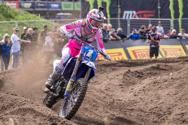 2026-08-23 - MXGP Arnhem ARNHEM, NETHERLANDS - AUGUST 23: 1 Lotte van Drunen (NED) during the MXGP Arnhem at the Motorsportpark Gelderland Midden on August 23, 2026 in Arnhem, Netherlands Arnhem Motorsportpark Gelderland Midden Netherlands Content not available for redistribution in The Netherlands directly or indirectly through any third parties. Copyright: xEdwinxBlaauwbroekx