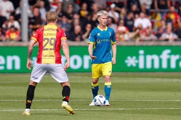 DEVENTER , 23-08-2026 , Stadium De Adelaarshorst , season 2026 2027 , Dutch Eredivisie football . match between Go Ahead Eagles and ADO Den Haag, Picture shows ADO Den Haag player Juho Kilo Go Ahead Eagles - ADO  x205968762x Copyright: