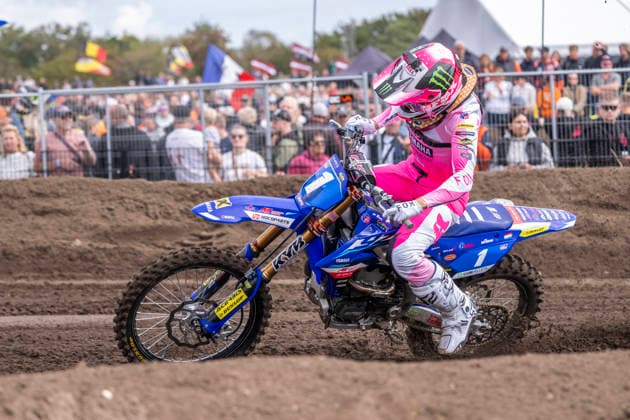 2026-08-23 - MXGP Arnhem ARNHEM, NETHERLANDS - AUGUST 23: 1 Lotte van Drunen (NED) during the MXGP Arnhem at the Motorsportpark Gelderland Midden on August 23, 2026 in Arnhem, Netherlands Arnhem Motorsportpark Gelderland Midden Netherlands Content not available for redistribution in The Netherlands directly or indirectly through any third parties. Copyright: xEdwinxBlaauwbroekx