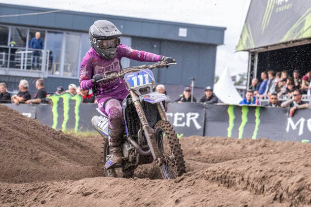 2026-08-23 - MXGP Arnhem ARNHEM, NETHERLANDS - AUGUST 23: 111 Kaylee van Dam (NED) during the MXGP Arnhem at the Motorsportpark Gelderland Midden on August 23, 2026 in Arnhem, Netherlands Arnhem Motorsportpark Gelderland Midden Netherlands Content not available for redistribution in The Netherlands directly or indirectly through any third parties. Copyright: xEdwinxBlaauwbroekx