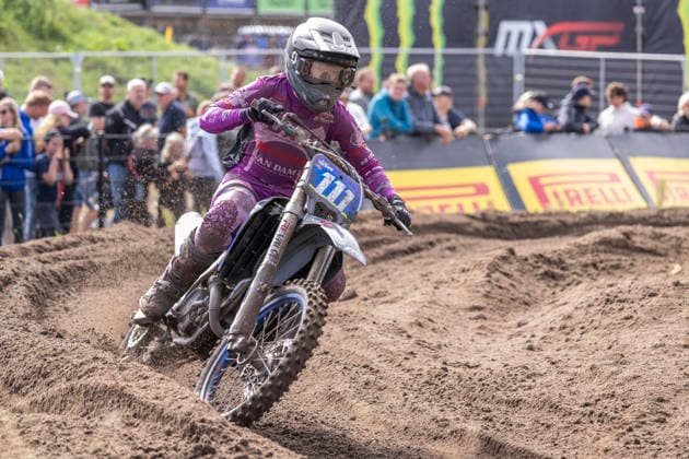 2026-08-23 - MXGP Arnhem ARNHEM, NETHERLANDS - AUGUST 23: 111 Kaylee van Dam (NED) during the MXGP Arnhem at the Motorsportpark Gelderland Midden on August 23, 2026 in Arnhem, Netherlands Arnhem Motorsportpark Gelderland Midden Netherlands Content not available for redistribution in The Netherlands directly or indirectly through any third parties. Copyright: xEdwinxBlaauwbroekx