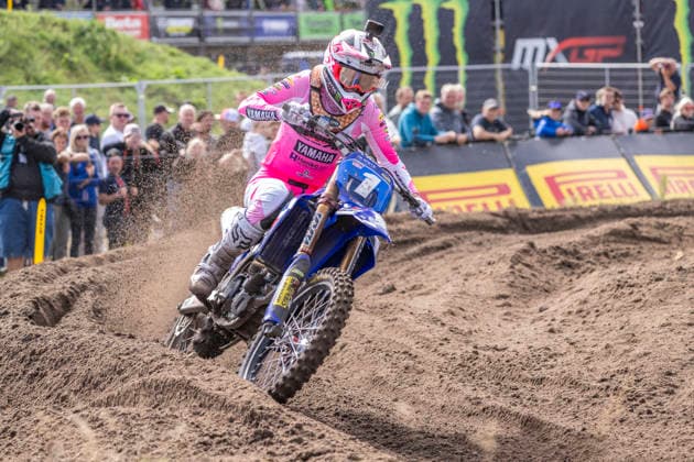 2026-08-23 - MXGP Arnhem ARNHEM, NETHERLANDS - AUGUST 23: 1 Lotte van Drunen (NED) during the MXGP Arnhem at the Motorsportpark Gelderland Midden on August 23, 2026 in Arnhem, Netherlands Arnhem Motorsportpark Gelderland Midden Netherlands Content not available for redistribution in The Netherlands directly or indirectly through any third parties. Copyright: xEdwinxBlaauwbroekx