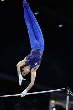 Daniil Smirnov, RUS, during juniors all-around final at 2026 Europeans in Zagreb; 23 08 2026; *** Daniil Smirnov, RUS, during the junior all-around final at the 2026 European Championships in Zagreb on August 23, 2026 