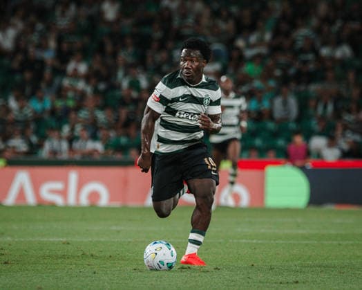 Nestory Irankunda of Sporting CP during the Liga Portugal match between Sporting CP and FC Alverca at Estadio JosÃ Alvalade, in Lisbon, Portugal. (Diogo Sautchuk) Copyright: xDiogoxSautchukx