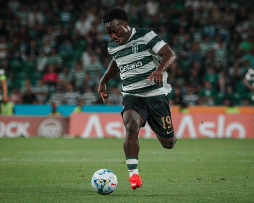 Nestory Irankunda of Sporting CP during the Liga Portugal match between Sporting CP and FC Alverca at Estadio JosÃ Alvalade, in Lisbon, Portugal. (Diogo Sautchuk) Copyright: xDiogoxSautchukx