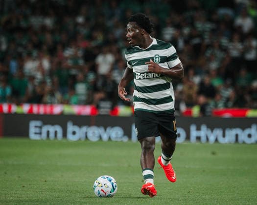 Nestory Irankunda of Sporting CP during the Liga Portugal match between Sporting CP and FC Alverca at Estadio JosÃ Alvalade, in Lisbon, Portugal. (Diogo Sautchuk) Copyright: xDiogoxSautchukx