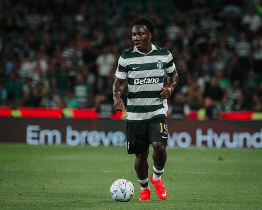 Nestory Irankunda of Sporting CP during the Liga Portugal match between Sporting CP and FC Alverca at Estadio JosÃ Alvalade, in Lisbon, Portugal. (Diogo Sautchuk) Copyright: xDiogoxSautchukx